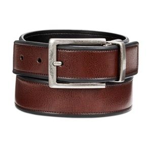 Perry Ellis Beveled Edge reversible leather belt